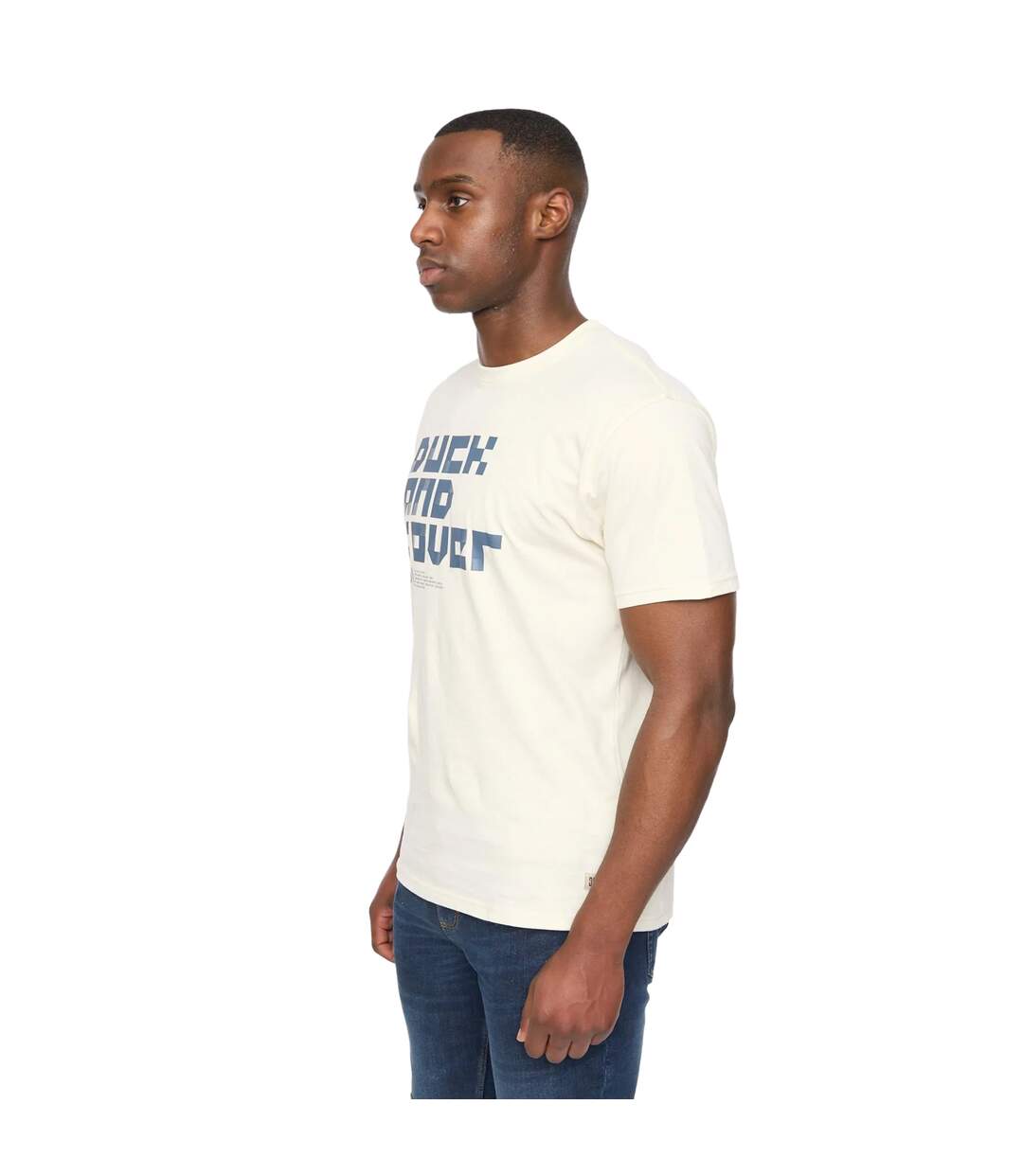 Mens Bloxx T-shirt Off White Duck And Cover-2
