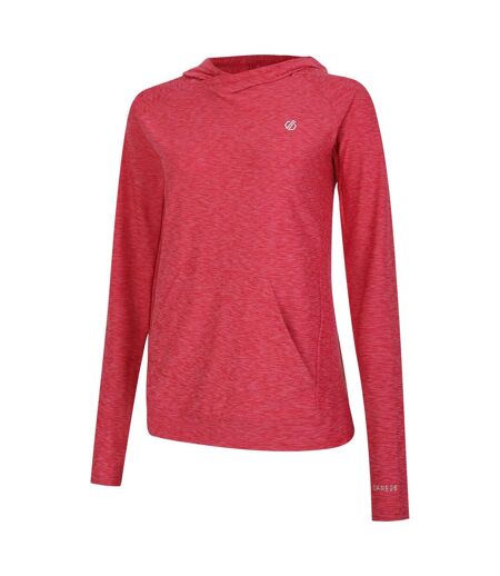 Sweat à capuche sprint city femme rose vif chiné Dare 2b