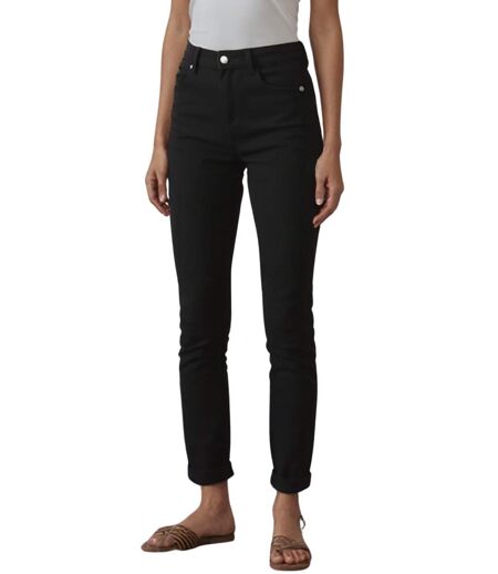 jeans mom fit noir femme en grande taille - Taille haute - Coupe confort et élégance