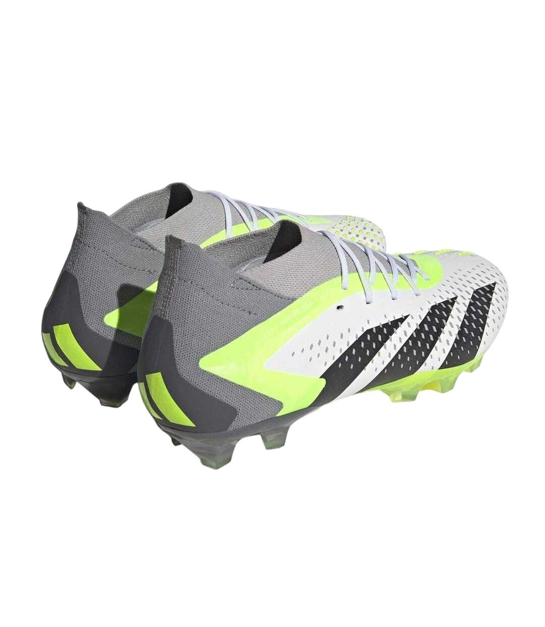 Mens Predator Accuracy.1 Fg Football Boots White Black Lime Green Adidas-2