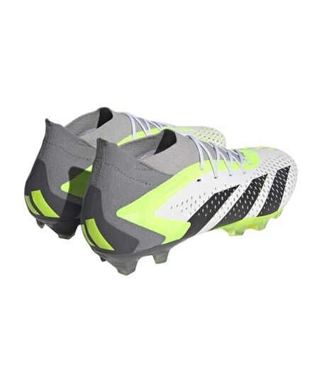 Mens Predator Accuracy.1 Fg Football Boots White Black Lime Green Adidas