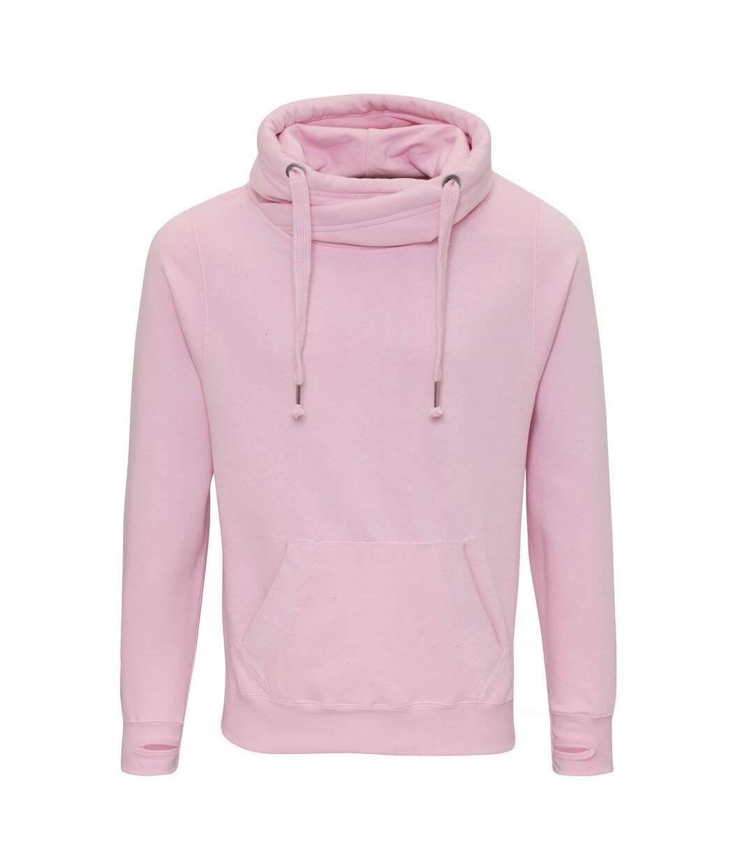 Hoods sweat à capuche homme rose clair AWDis-1