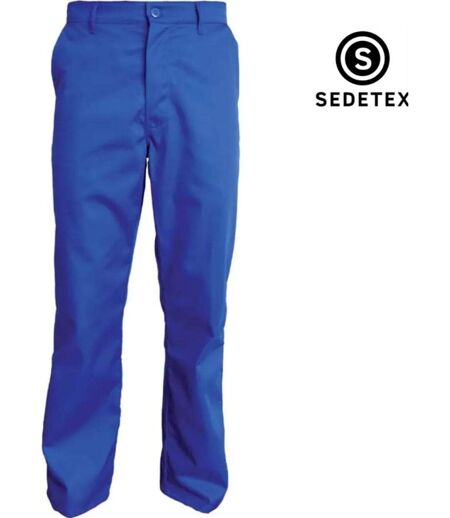 SEDETEX B1717 — Pantalon de travail bleu : confort naturel 100 % coton