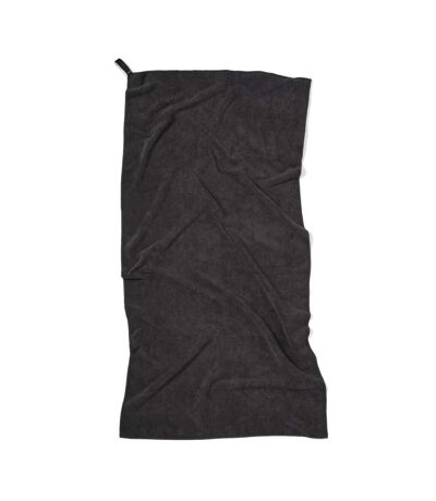 Active dry rpet towel 140cm x 70cm black Vinga