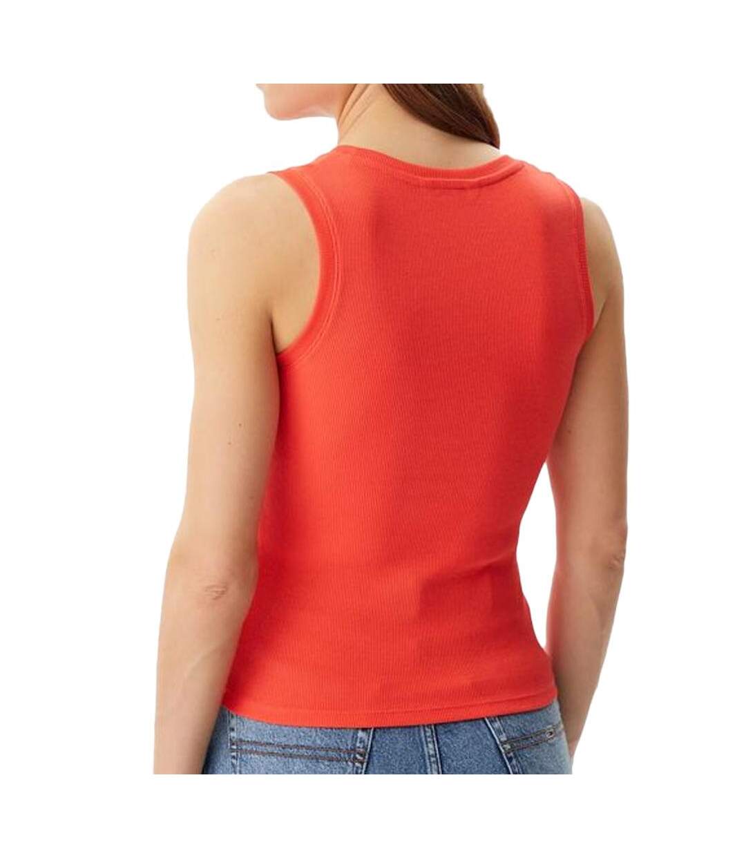 Débardeur rouge femme tommy hilfiger essential bds - l-2