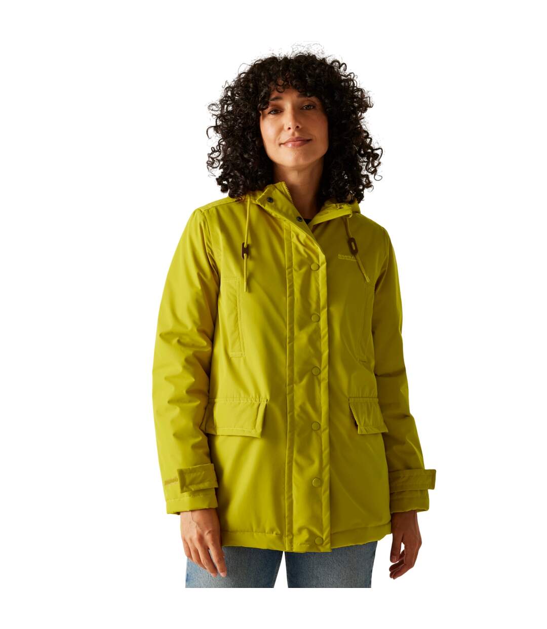 Veste Imperméable Motif/style Uni Orla Kiely Femme Kaki Chiné Regatta-1