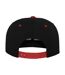 Casquette Ajustable Classic Noir Rouge Yupoong-2