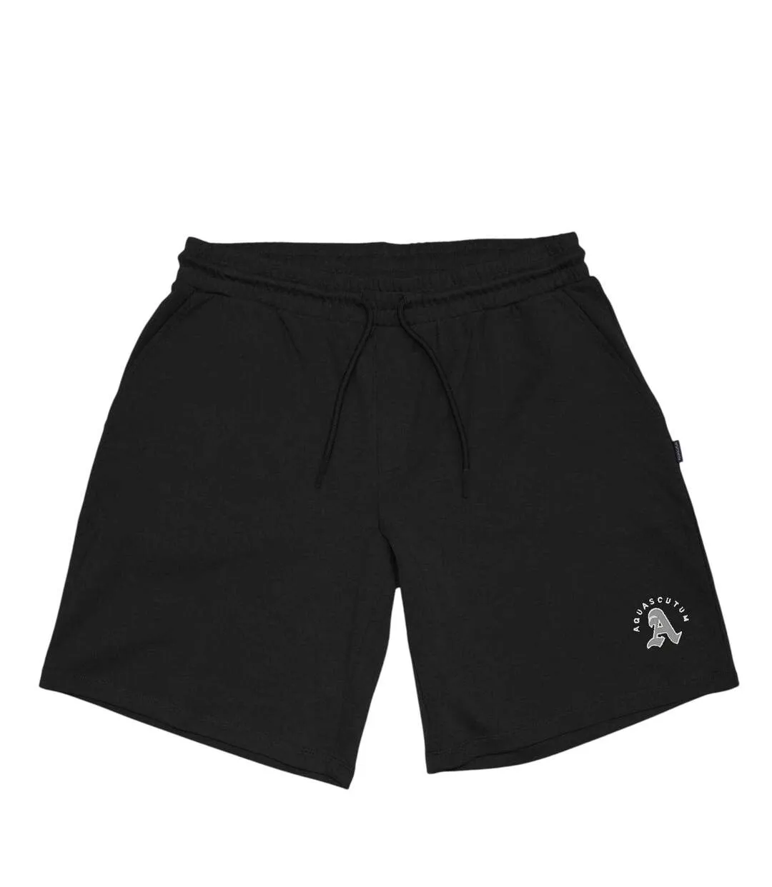 Short De Jogging Motif/style Logo Classique Homme Noir Aquascutum-2