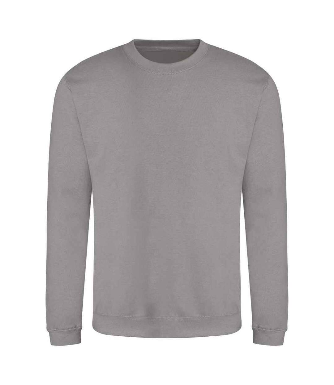 Sweatshirt unisexe gris platine Awdis-2