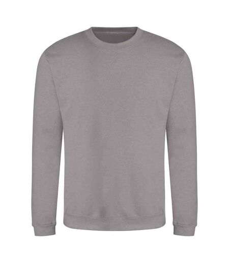 Sweatshirt unisexe gris platine Awdis