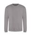 Sweatshirt unisexe gris platine Awdis-2