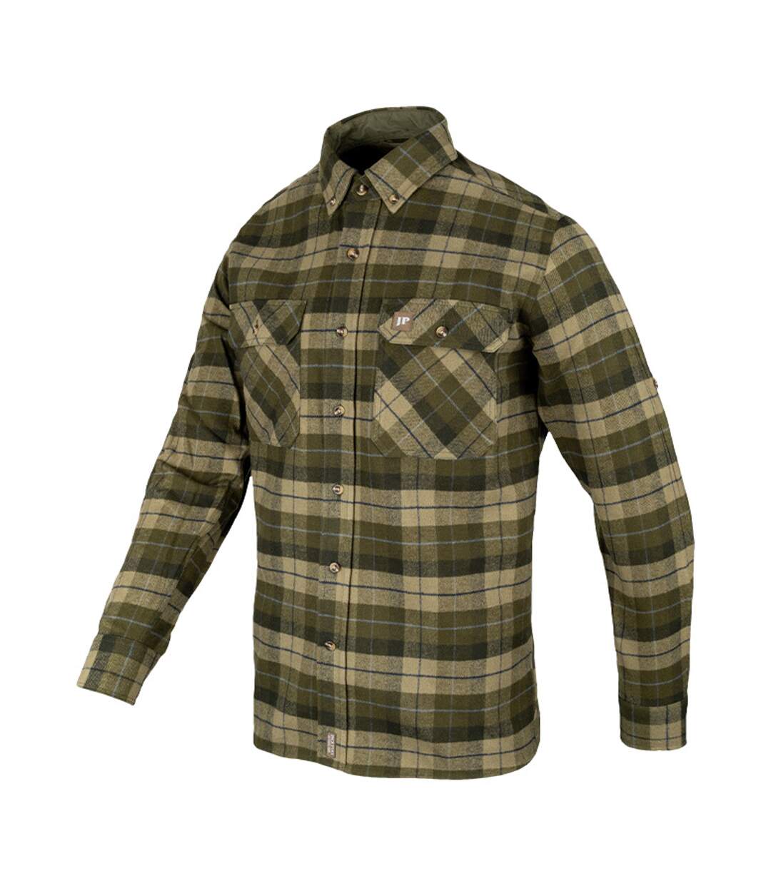 Chemise Motif/style À Carreaux Bleasdale Homme Vert Jack Pyke-3
