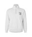 Mens Quarter Zip Athletic Sweatshirt Snow Marl Belier-1