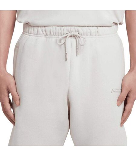 Mens Pique Shorts Taupe Mallet