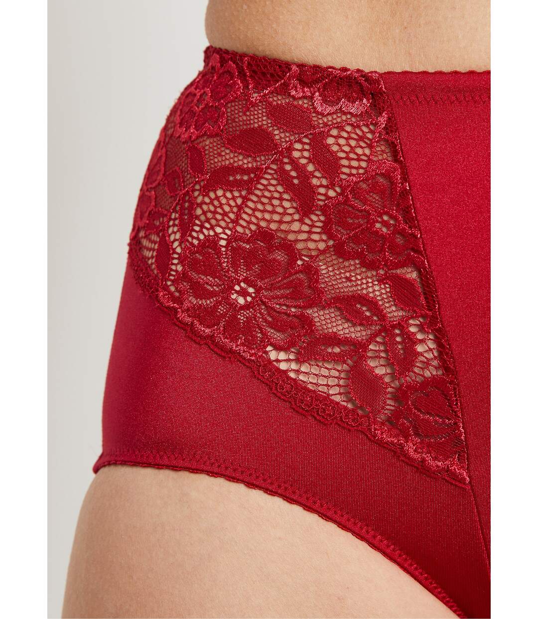 Culotte gainante maille microfibre et dentelle-4