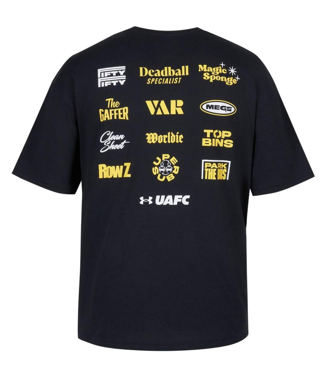 T-shirt Manches Courtes Motif/style Imprimé Au Dos Gfb Homme Noir Blanc Under Armour-3