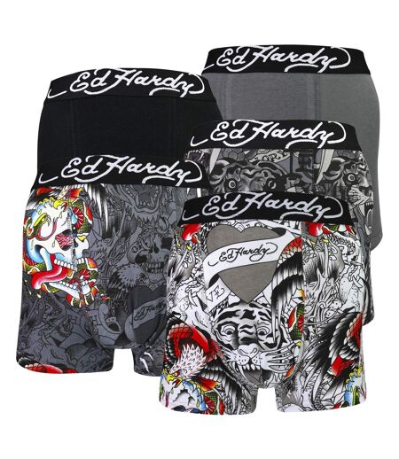 5 Pack Mens Cotton Rich Stretch Aravos Boxers Breathable Everyday Underwear