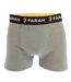 Pack Of 5  Mens Ronson Boxer Shorts  Olive Black Light Grey Dark Grey Farah-2