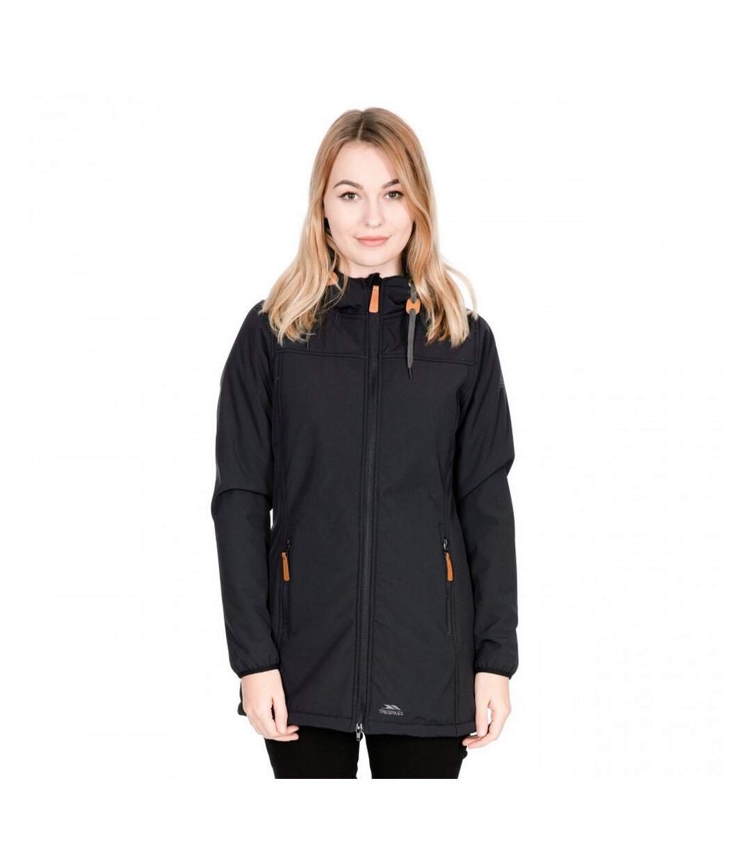 Trespass Womens/Ladies Kristen Longer Length Hooded Waterproof Jacket (Black) - UTTP4195-1