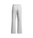 Womens/ladies Rival Fleece Straight Jogging Bottoms Grey White Under Armour-2