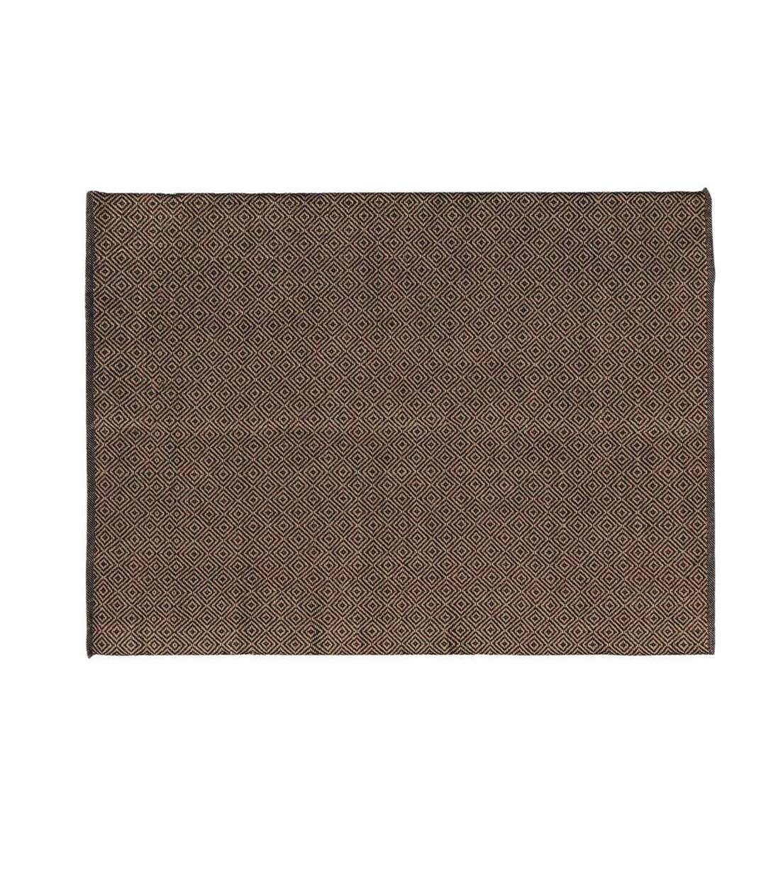 Tapis Déco en Jute Livio 120x170cm Noir-1