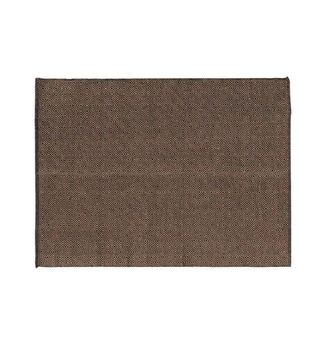 Tapis Déco en Jute Livio 120x170cm Noir