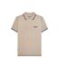 Polo Homme Beige Gris Anthracite Océan Violet Foncé Lambretta-2