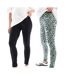 Legging Noir/Vert Femme Mamalicious 20019353 - L