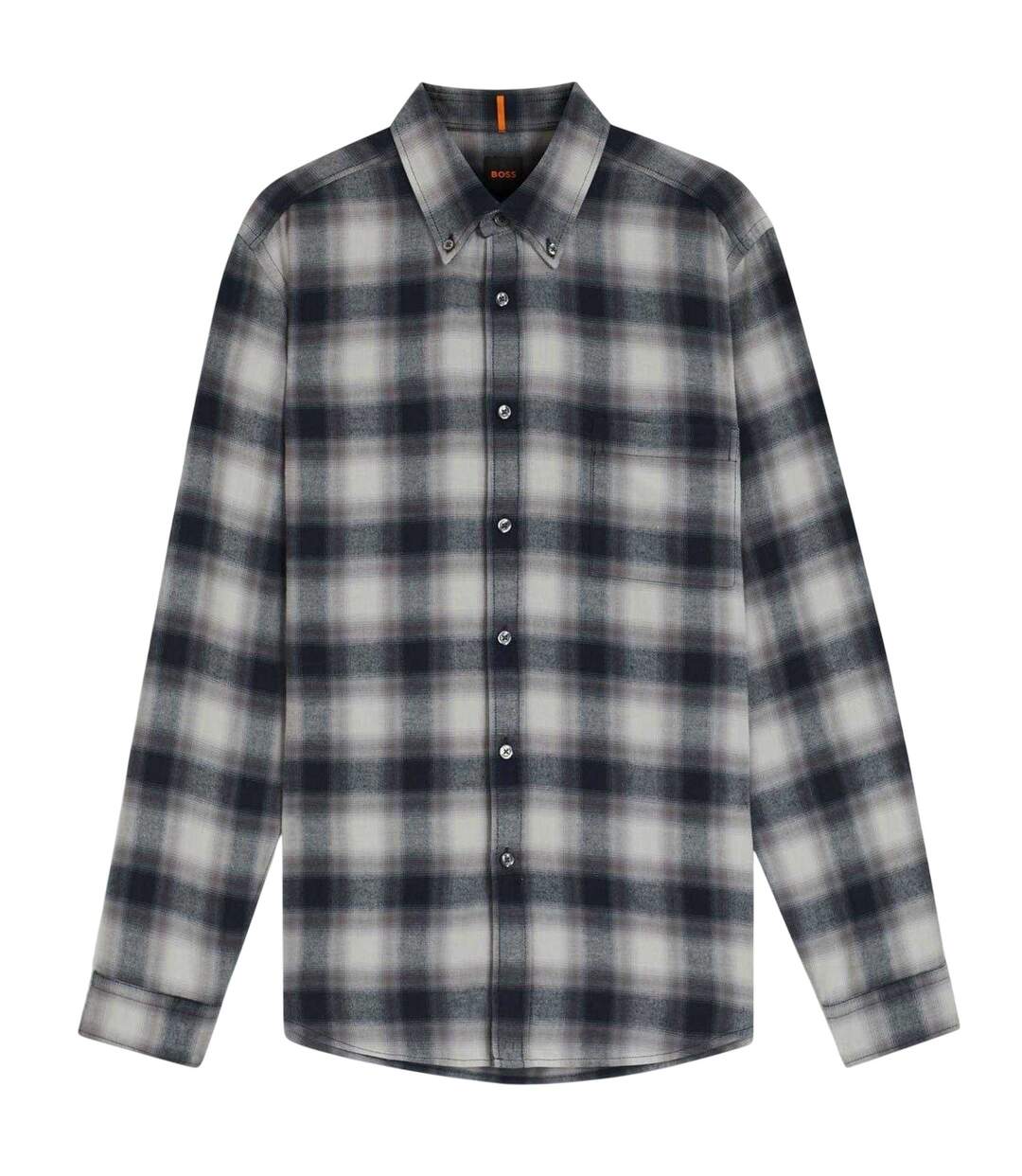 Mens Rickert Shirt Grey Boss-2