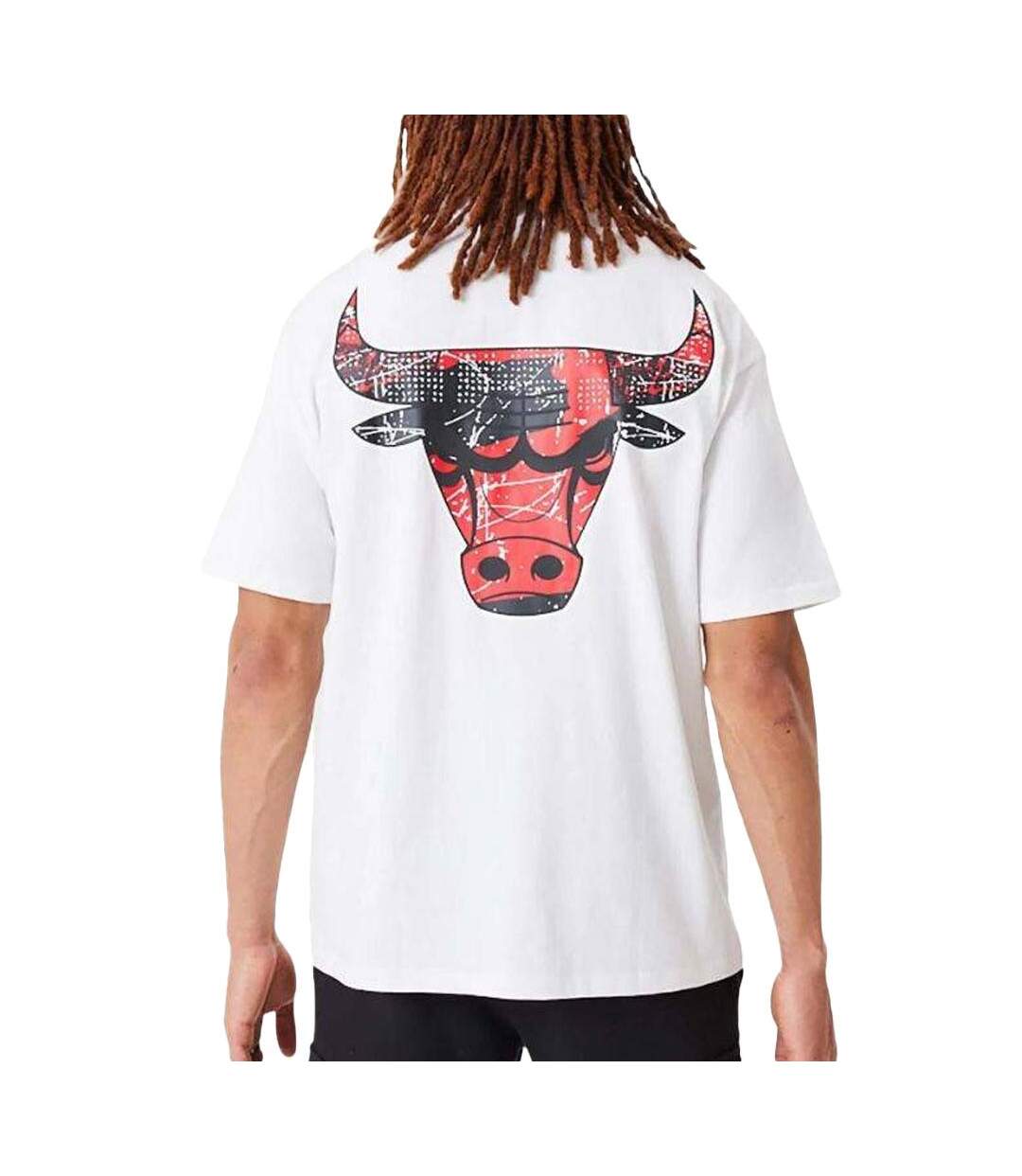 Chicago Bulls T-shirt Blanc Homme New Era 60332136 - L