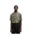 Mens Abstract Regular Short-sleeved Shirt Green Hugo-4