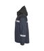 Mens Progression High-vis Padded Soft Shell Jacket Navy Black Projob-4