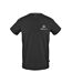 Mens London Emblem Regular T-shirt Black Aquascutum-1
