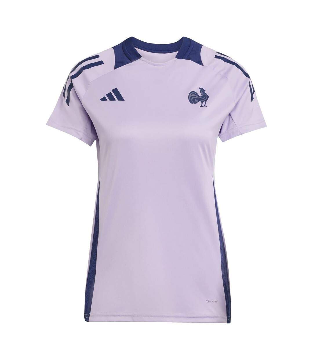 Maillot Motif/style France Ffr Performance Femme Violet Prune Adidas-2