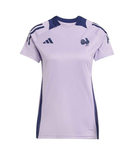 Maillot Motif/style France Ffr Performance Femme Violet Prune Adidas