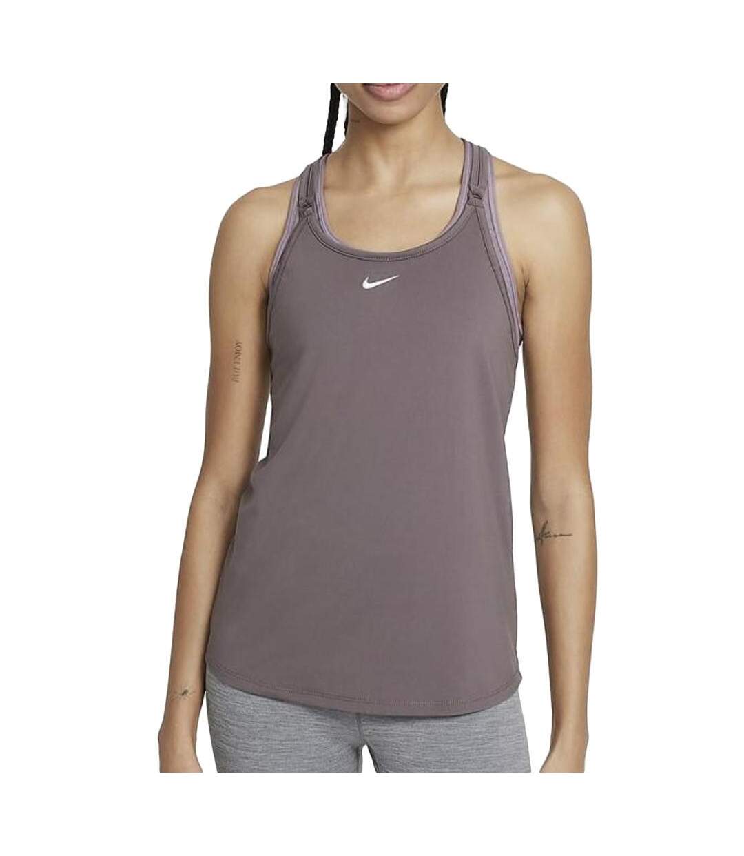 Débardeur Mauve Femme Nike One Luxe - XS-1