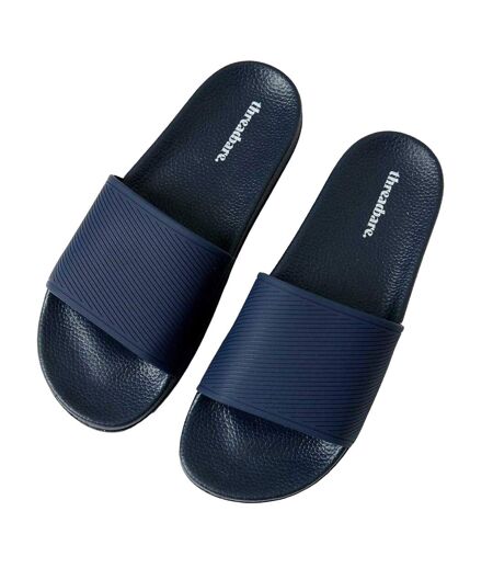 Mens Arlo Slides Navy Threadbare