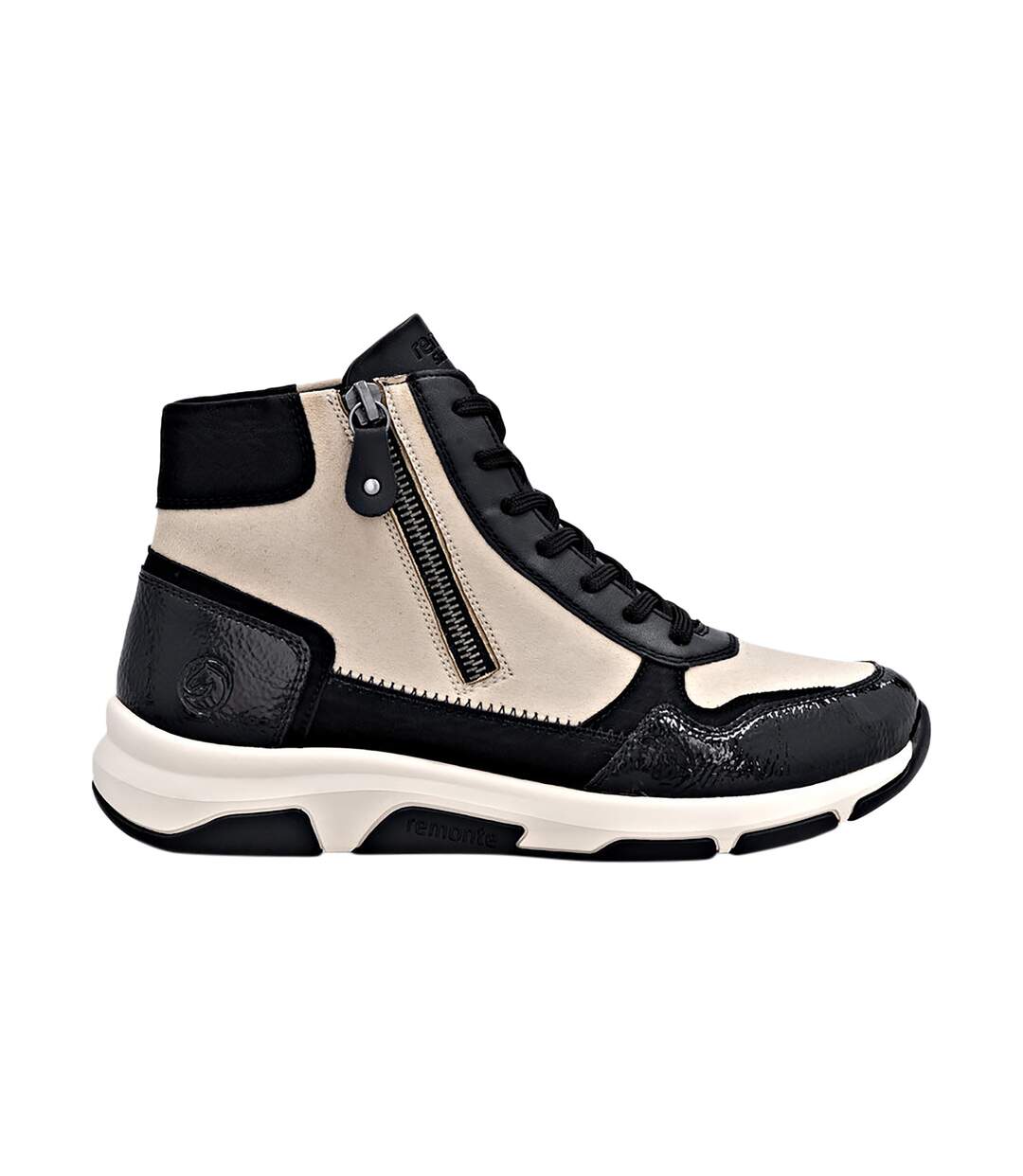 Basket Montante cuir Remonte Lagro-2