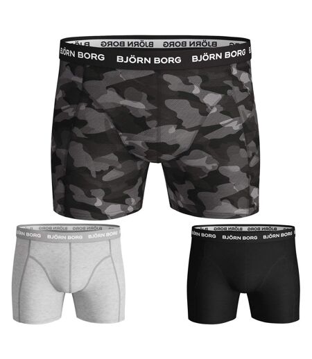 3 Pack Mens Cotton Stretch Boxers Soft Everyday Underwear Shorts