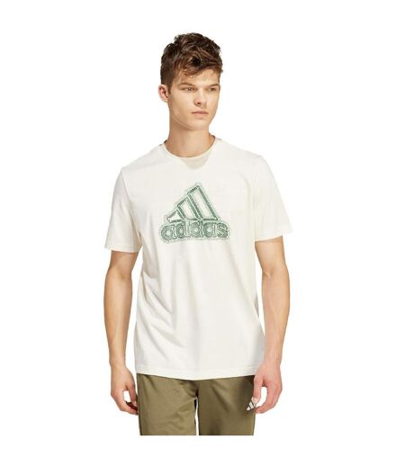 T-shirt Growth Badge Homme Beige Adidas