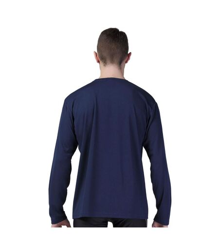 T-shirt Manches Longues Performance Adulte Bleu Marine Spiro