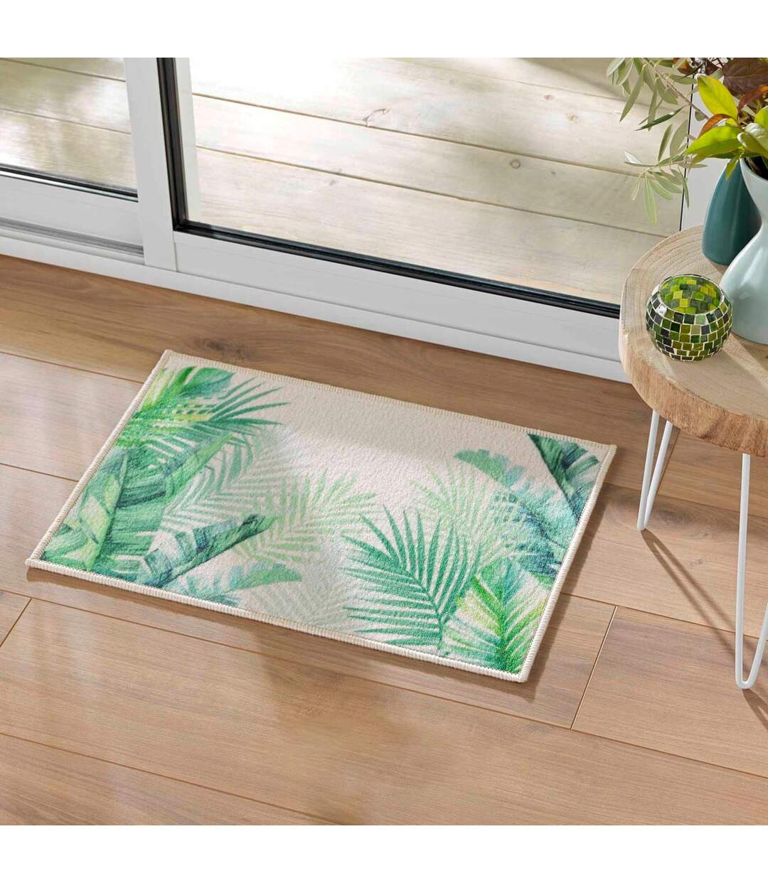 Tapis Déco Imprimé Native 40x60cm Vert-4