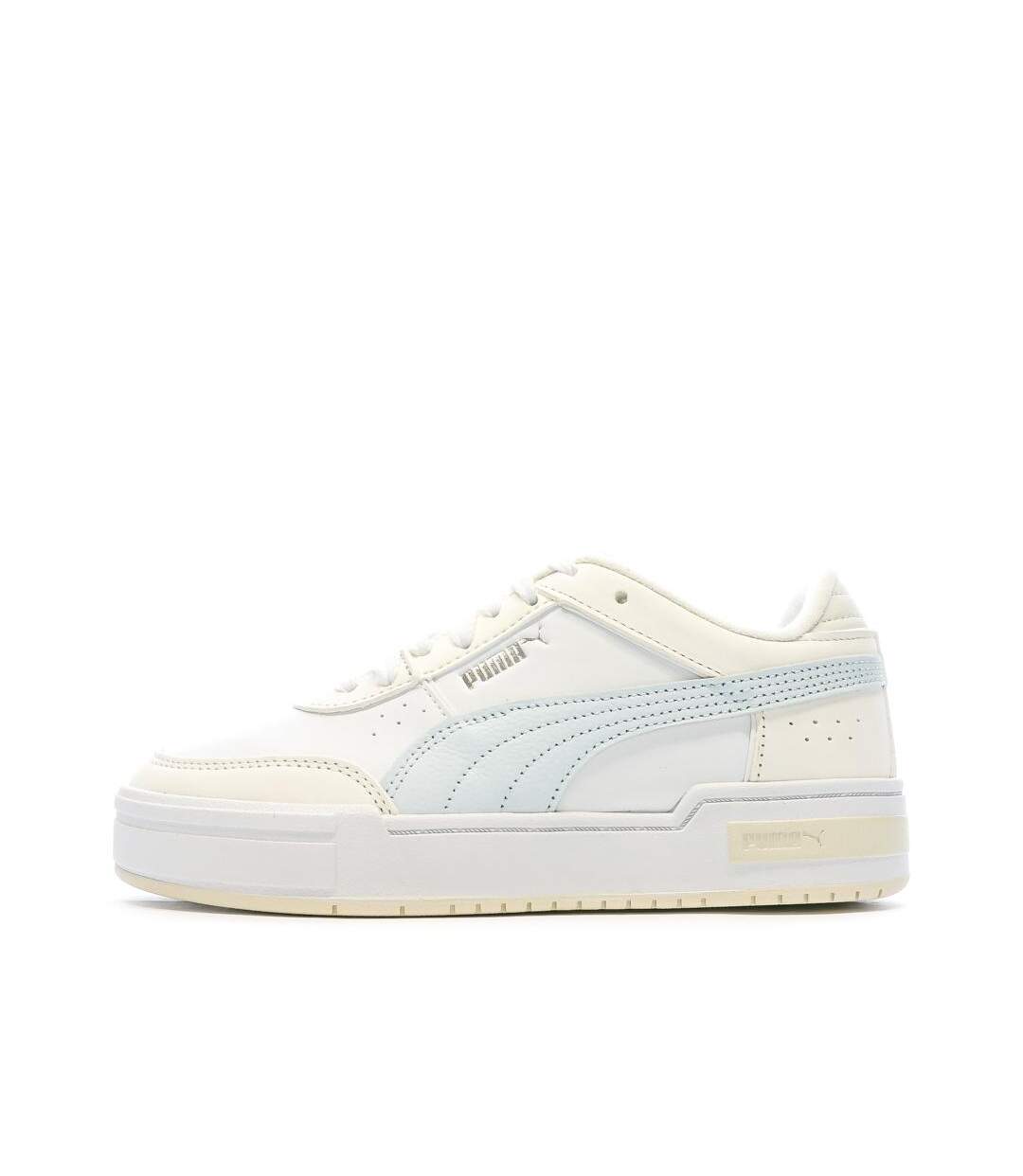 Baskets blanc/écru femme puma pro sport-1
