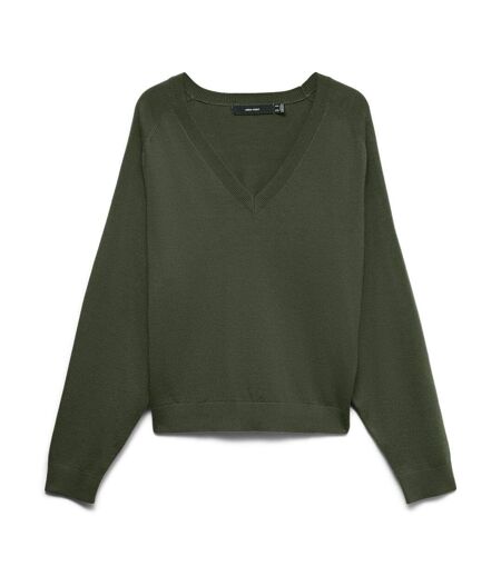 Pull vert femme vero moda holly karis