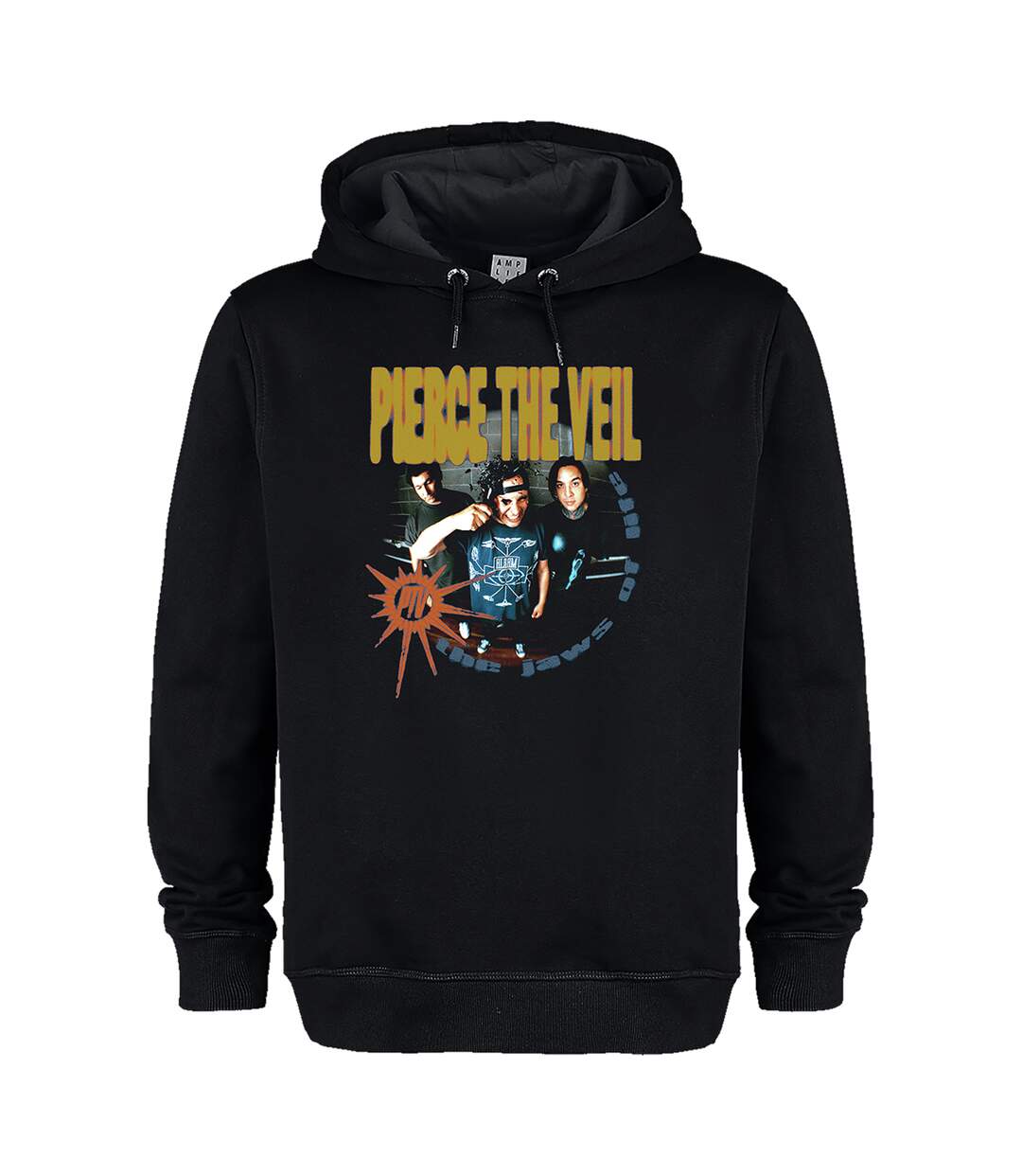 Unisex Adult The Jaws Of Life Pierce The Veil Hoodie Black Amplified-1