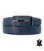 Ceinture Chic en Cuir Bleu marine pour Hommes - Ajustable et Moderne-1
