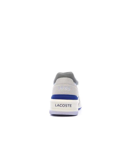 Baskets blanc/bleu homme lacoste lineshot 124