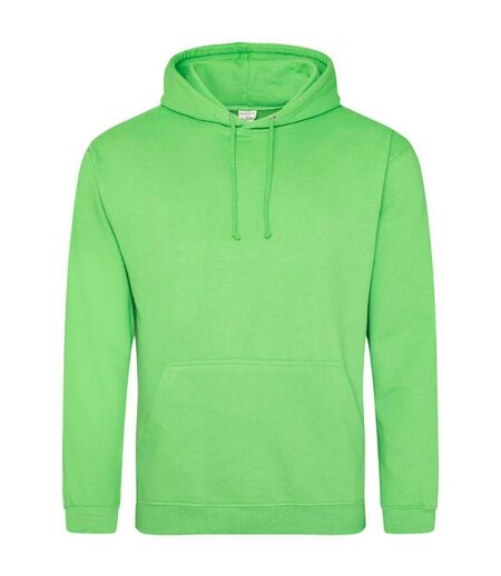 Sweat À Capuche College Adulte Vert Citron Awdis
