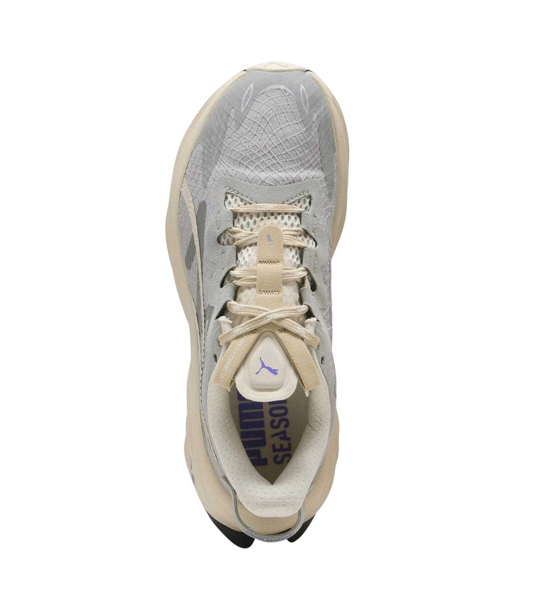 Womens/ladies Fast Trac Nitro 3 Gore-tex Running Shoes Grey Puma-3