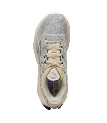 Womens/ladies Fast Trac Nitro 3 Gore-tex Running Shoes Grey Puma
